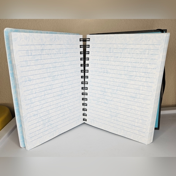 Floral Spiral Notebook with Inspirational Quote NEW - Picture 3 of 3